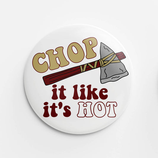 Chop It Button (Gold)