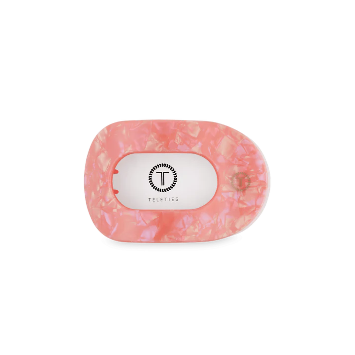 Dreamsicle Small Flat Round Hair Clip