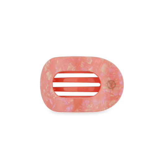 Dreamsicle Small Flat Round Hair Clip