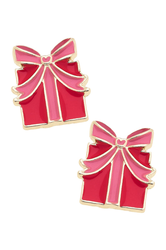 Gift Wrapped Stud Earrings