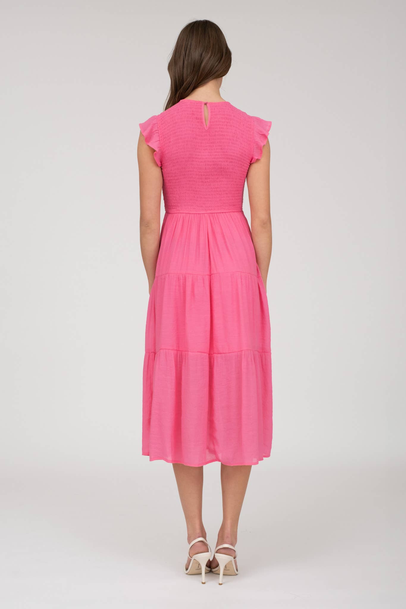 Fuchsia Flare Midi