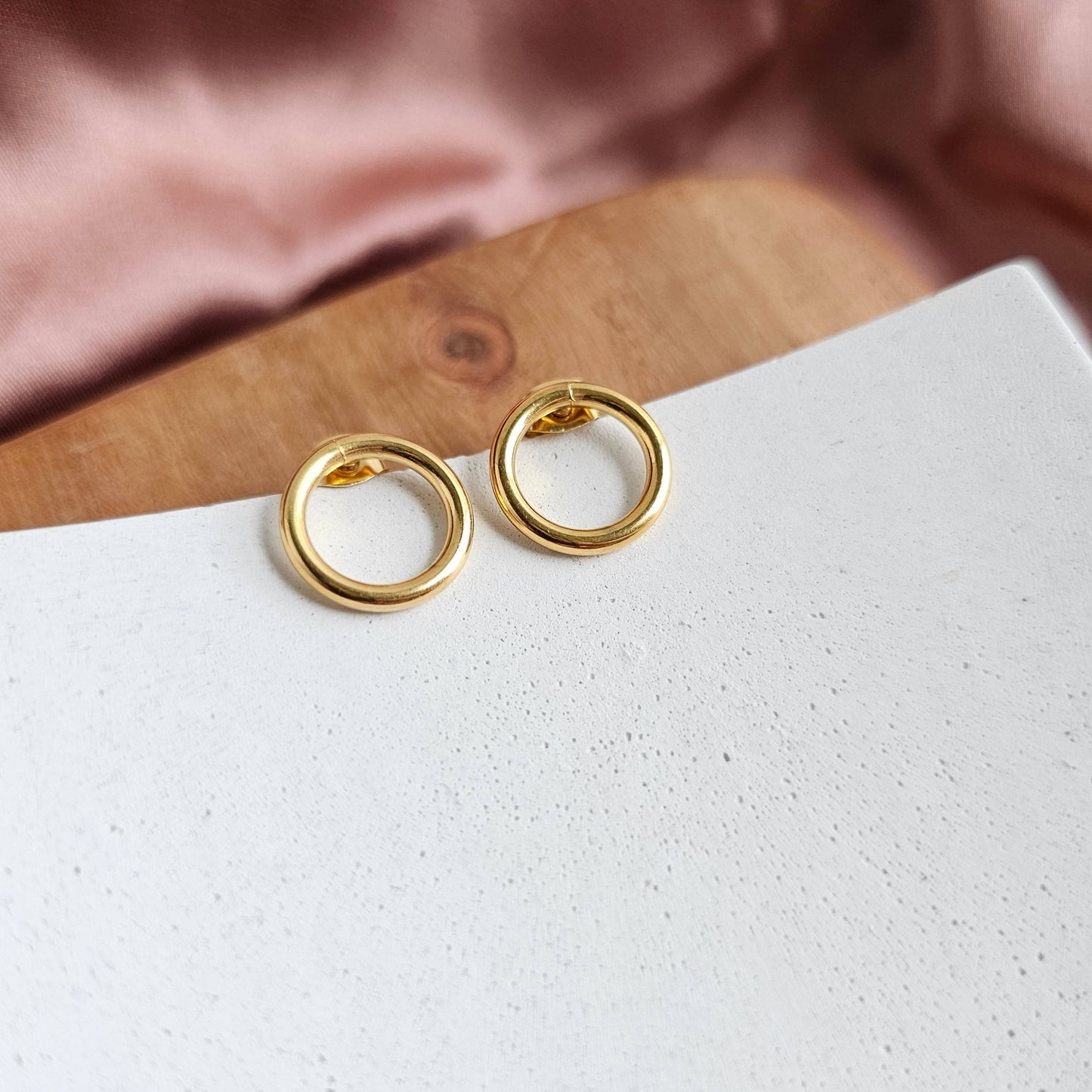 Oriana Studs- Gold