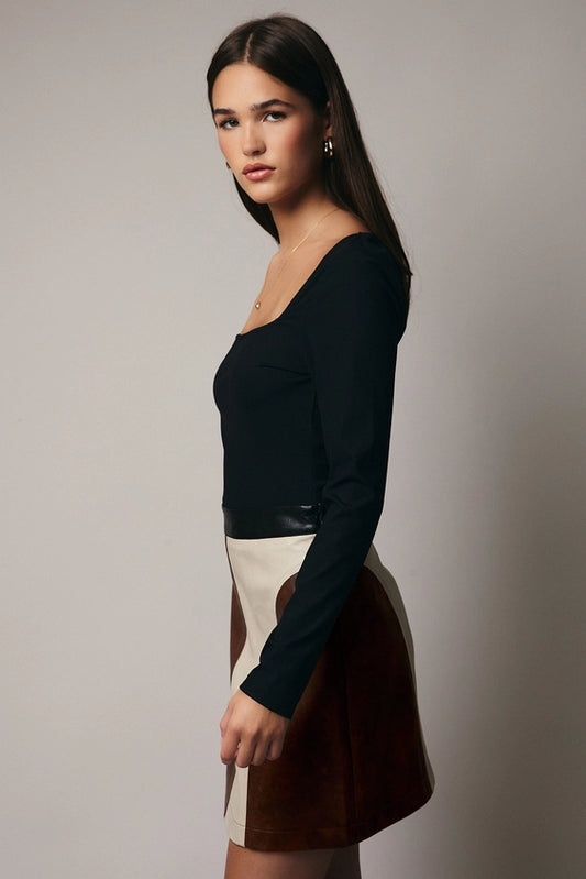 Naughty & Nice Bodysuit (Multiple Color Options)