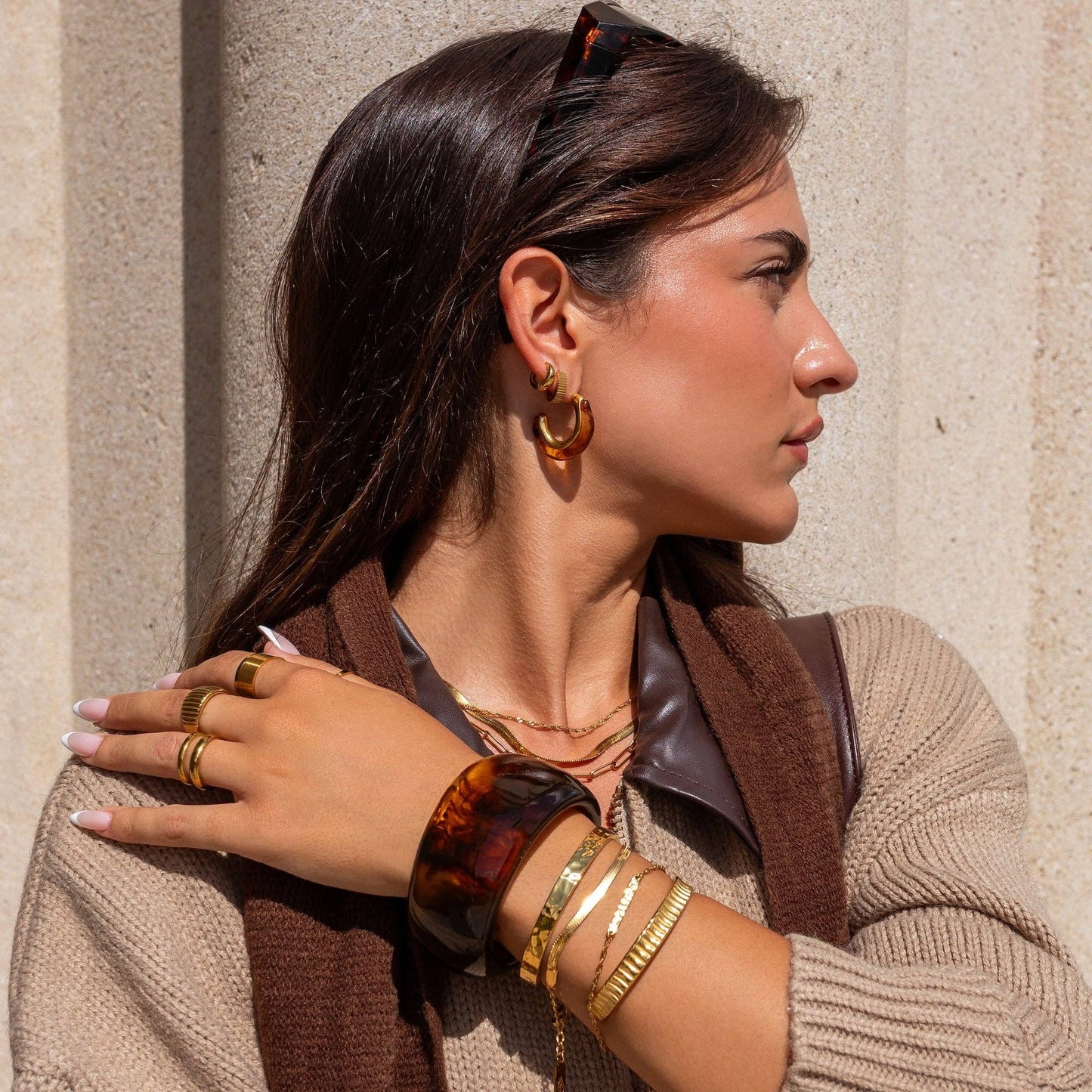 Amber Earrings- ALCO