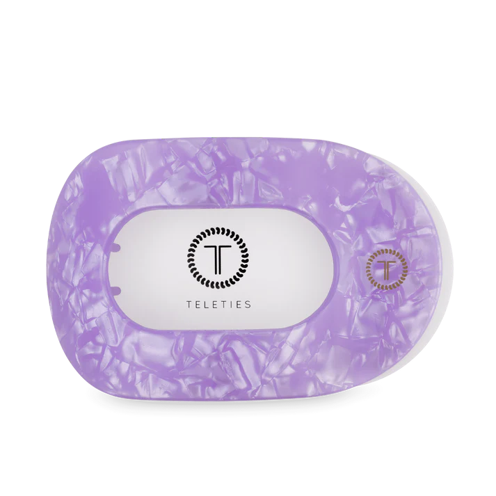 Lavender Mist Large Flat Round Hair Clip