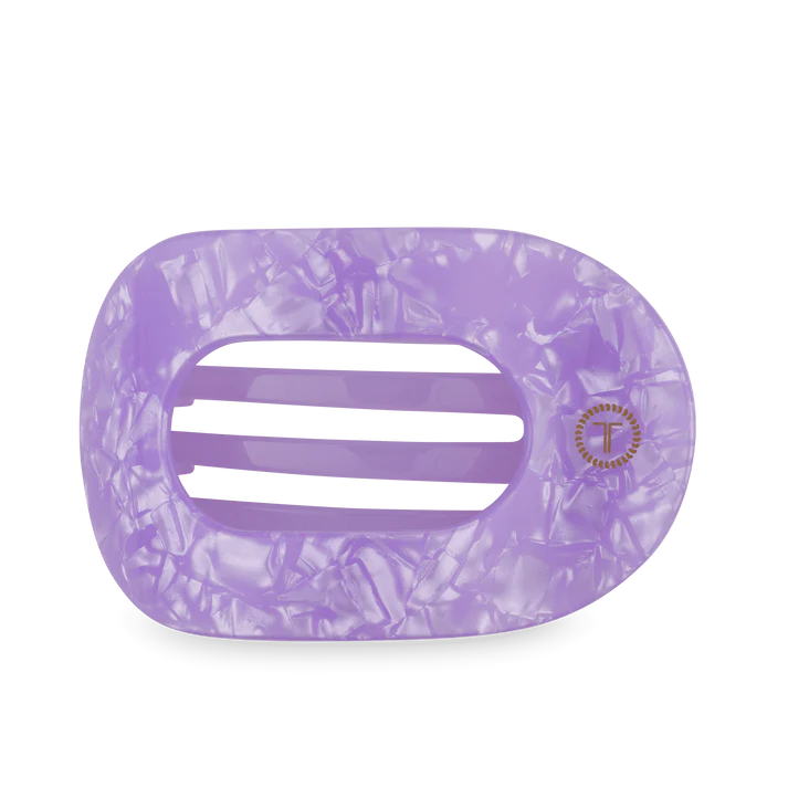 Lavender Mist Large Flat Round Hair Clip