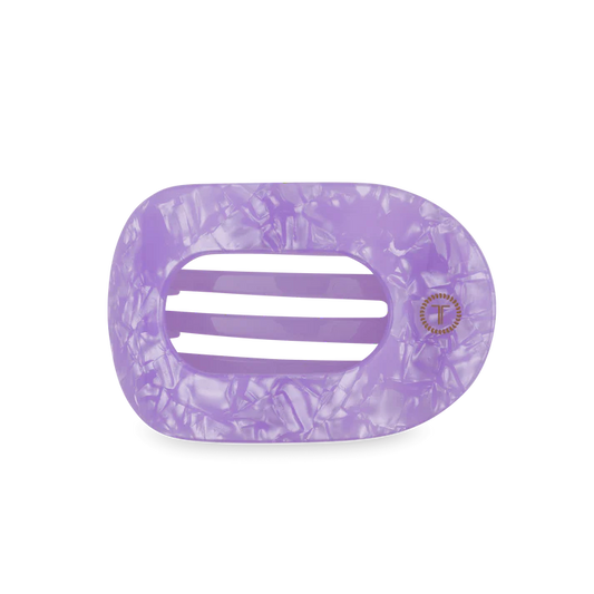 Lavender Mist Medium Flat Round Hair Clip