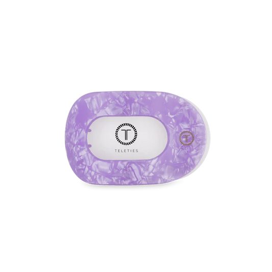 Lavender Mist Small Flat Round Hair Clip
