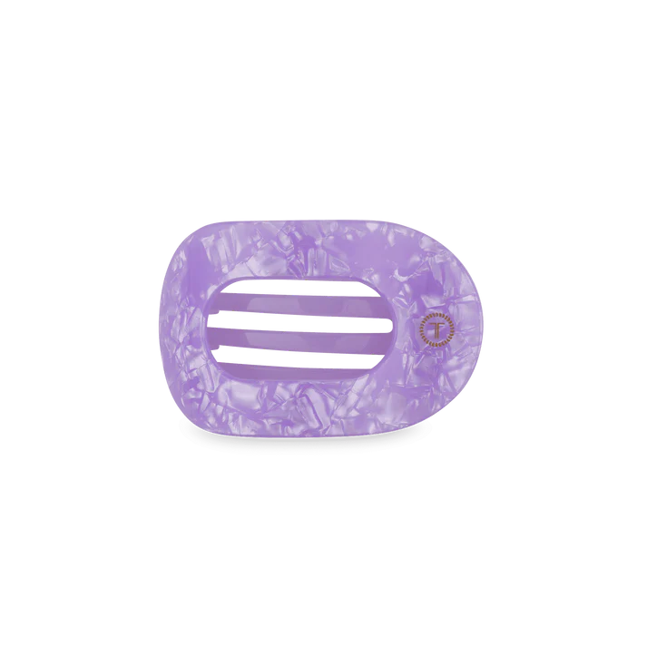Lavender Mist Small Flat Round Hair Clip