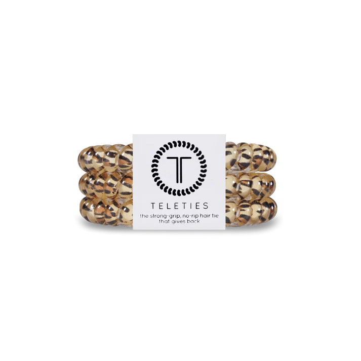 Leopard Small Hair Ties - TELETIES
