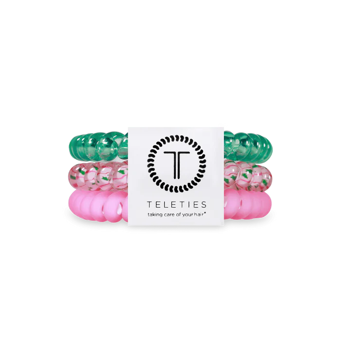 Merry Pinkmas Small Hair Ties - TELETIES