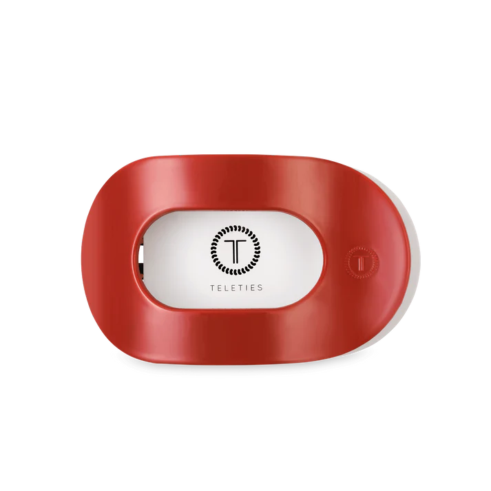 Red Carpet Ready Medium Flat Round Hair Clip - TELETIES