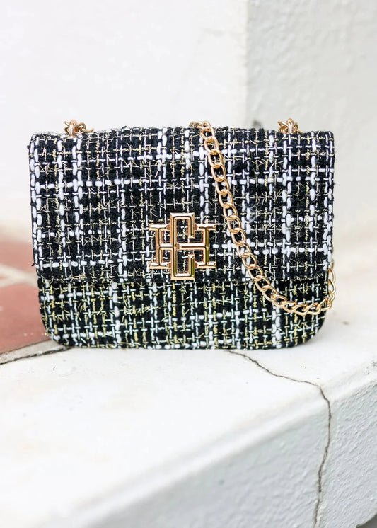 Rory Crossbody BLACK TWEED