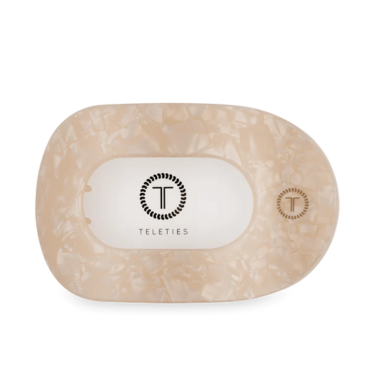 Soft Surf Large Flat Round Hair Clip