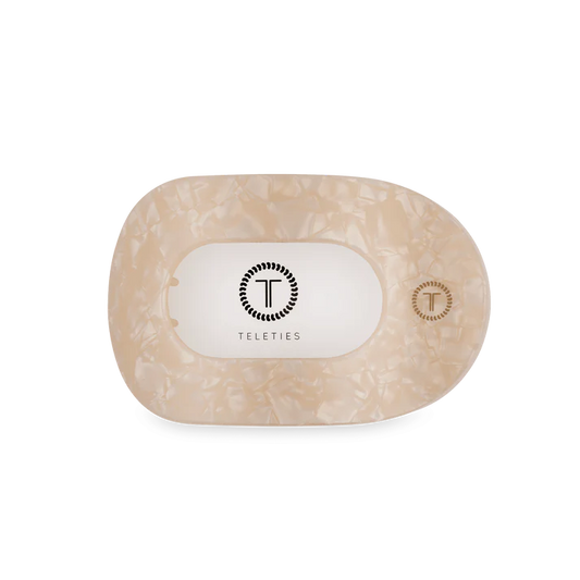 Soft Surf Medium Flat Round Hair Clip