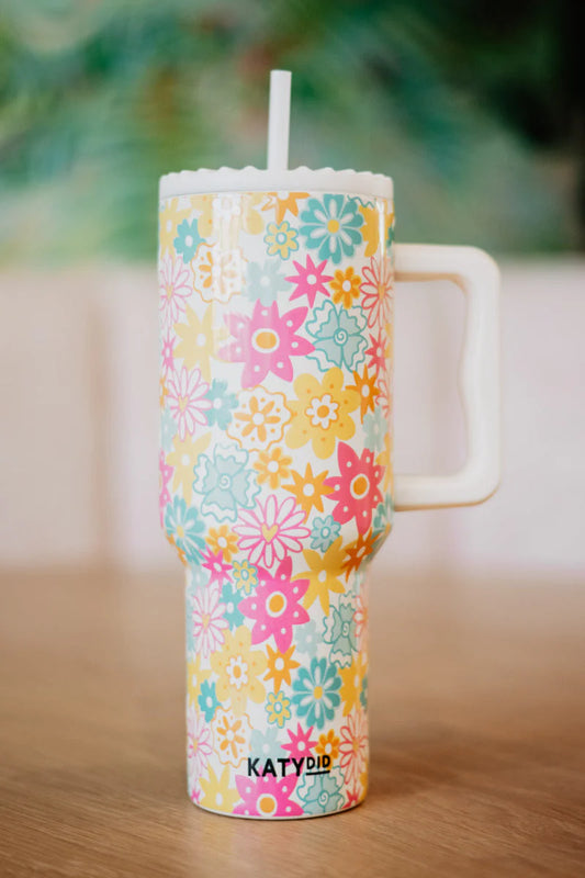 Groovy Floral 38oz Tumbler - Katydid