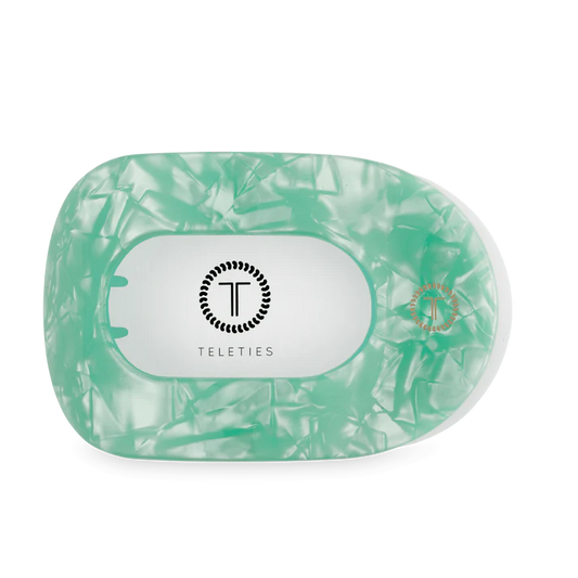 Spring Splash Large Flat Round Hair Clip