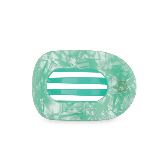 Spring Splash Medium Flat Round Hair Clip