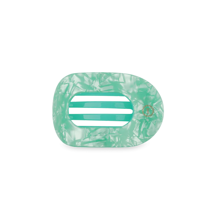 Spring Splash Small Flat Round Hair Clip