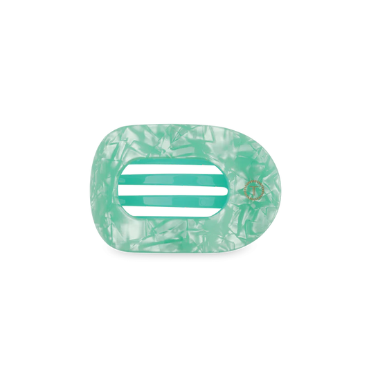 Spring Splash Small Flat Round Hair Clip