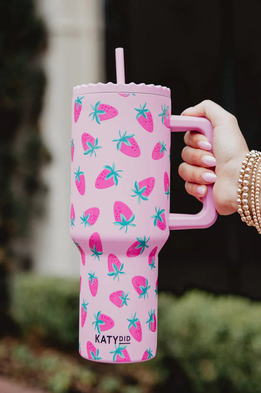 Subtle Strawberry 38oz Tumbler - Katydid