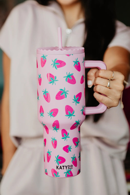 Subtle Strawberry 38oz Tumbler - Katydid