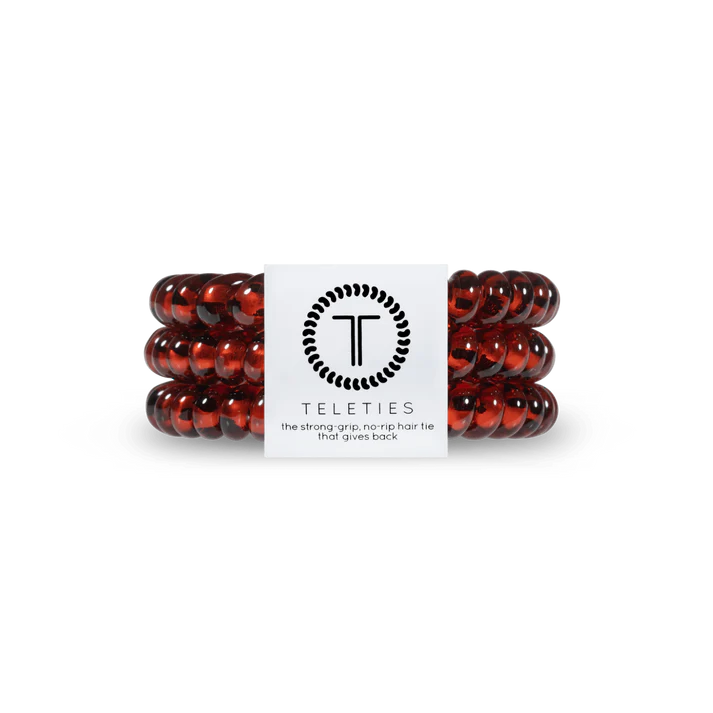Tortoise Small Hair Ties - TELETIES