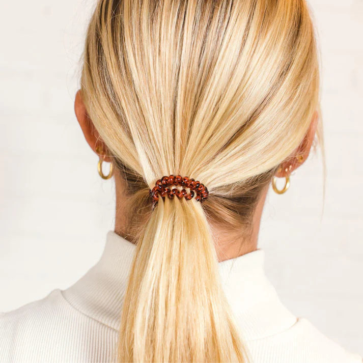 Tortoise Small Hair Ties - TELETIES