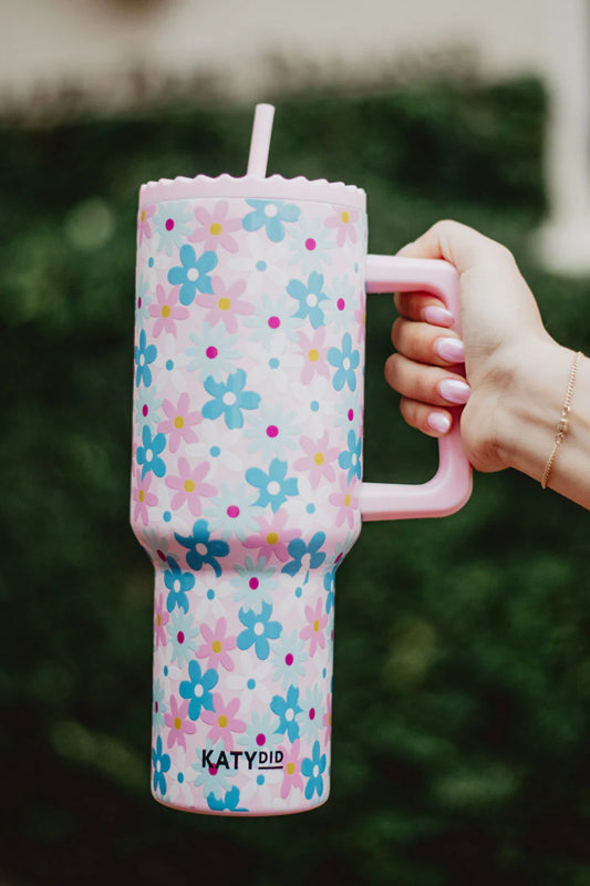 Dainty Floral 38oz Tumbler - Katydid