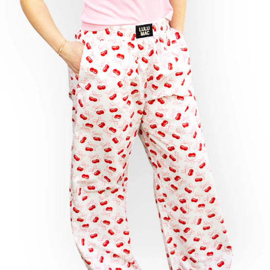 Cherry PAGH Pants - LULU MAC