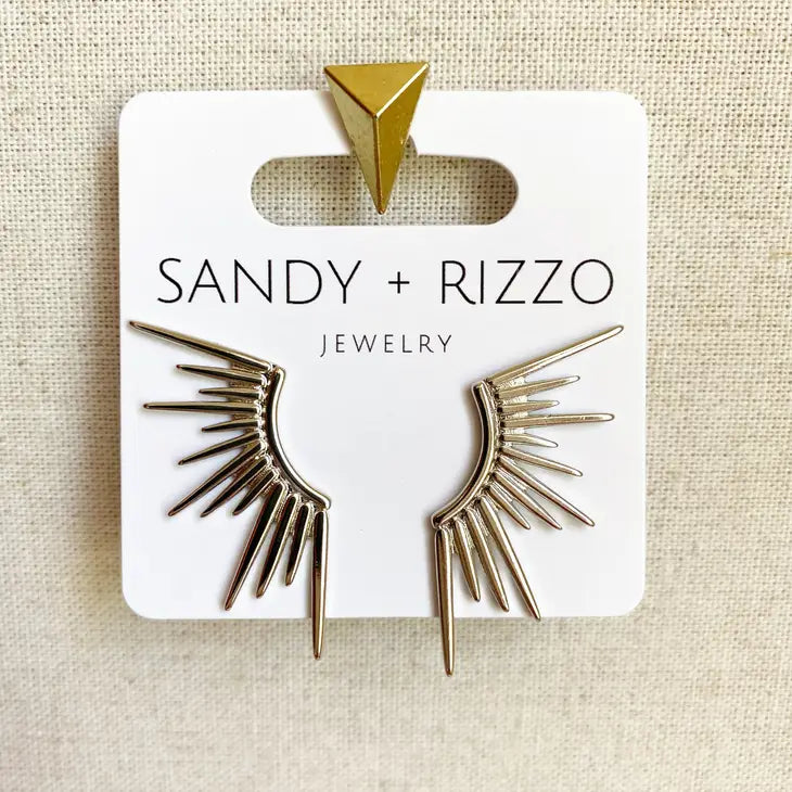 Runway Spiked Studs- Gold & Sliver Options