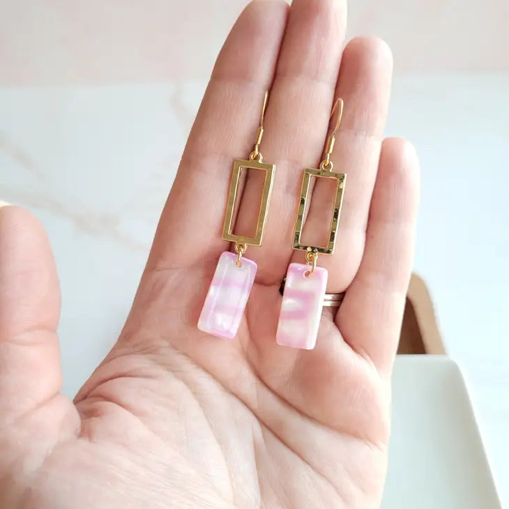 Raya Earrings - Bubblegum Pink