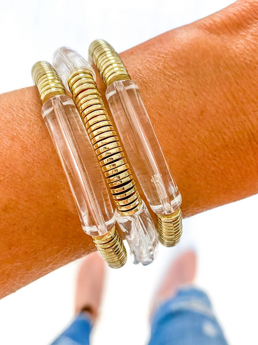 Acrylic Stackable Bracelets