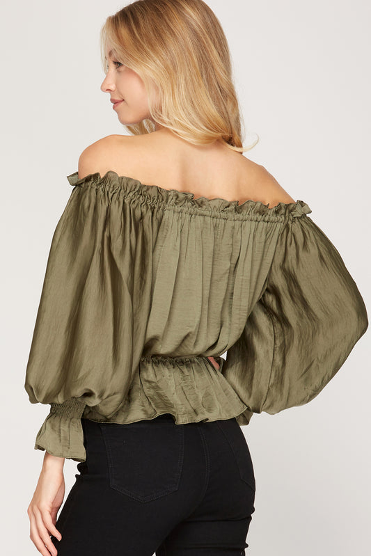 Isabelle Satin Top