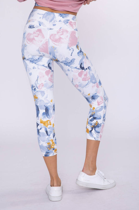 Watercolor Floral Leggings