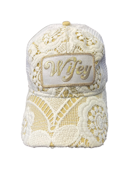 Wifey Lace Baseball Hat