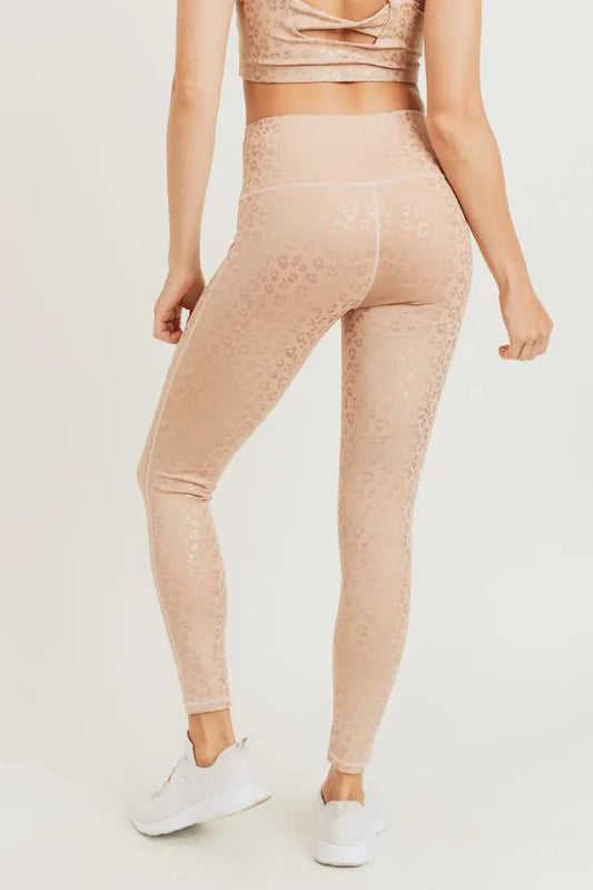 Emmaline Peach leggings