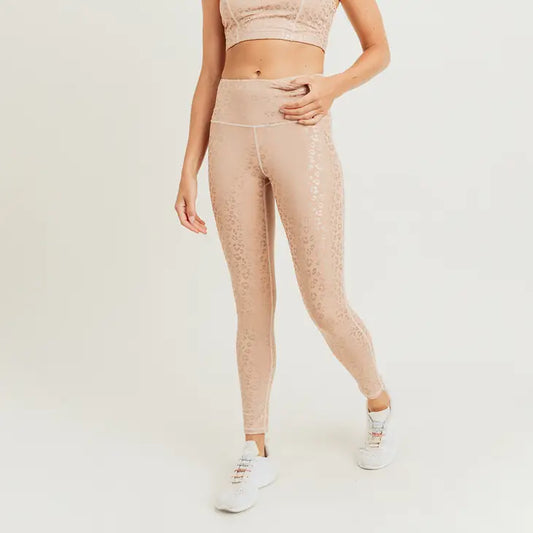 Emmaline Peach leggings