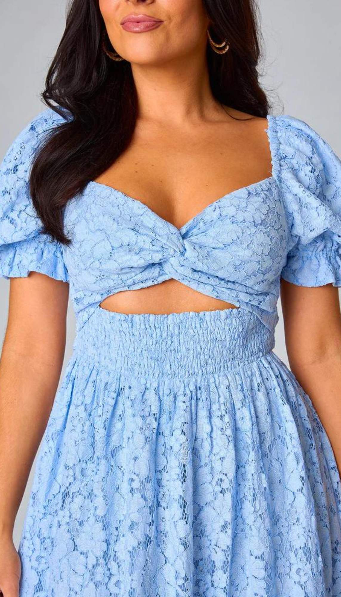 Ross Cut Out Lace Dress- BUDDY LOVE